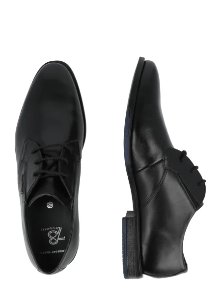 Derby Bugatti z vezalkami črna