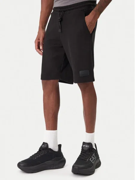 Emporio Armani Спортни шорти черен