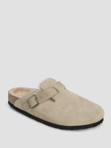Klapki Birkenstock beżowe