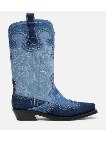 Botine Ganni albastru