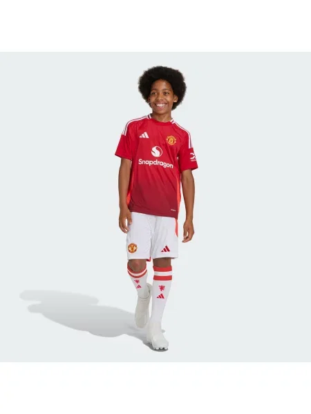 Szorty Manchester United Home Kids białe