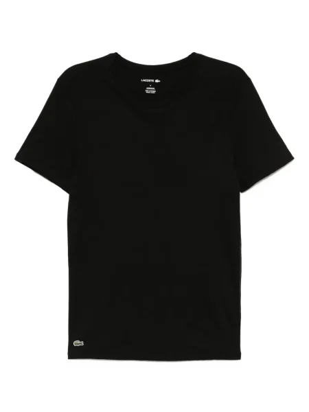 Tricou Lacoste cu aplicații negru