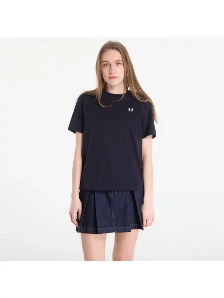 Футболка Fred Perry з круглим вирізом темно-синя