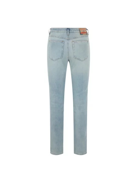Skinny jeansy skinny Diesel niebieskie