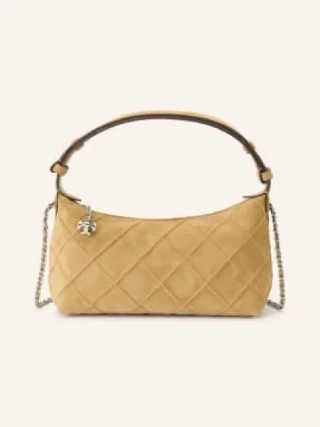 Tory Burch Torebka Na Ramię Fleming beige szara