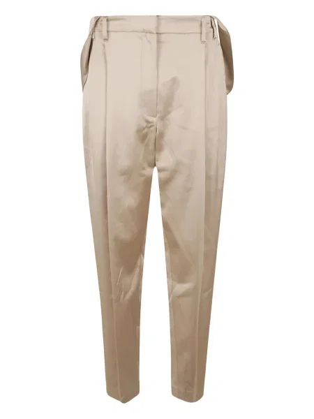 Pantaloni Brunello Cucinelli din satin