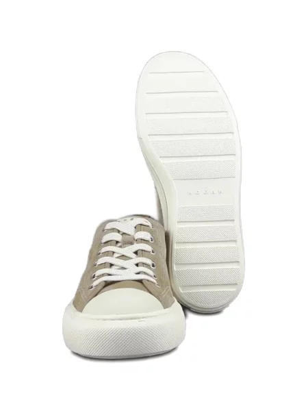 Sneakerși Hogan din piele de căprioară maro