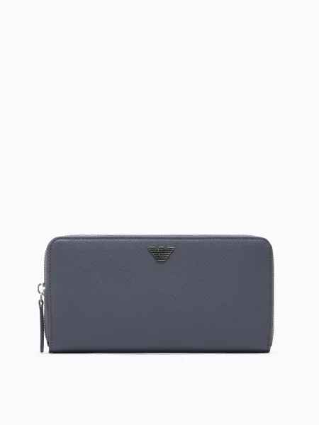Кошелек Emporio Armani серый