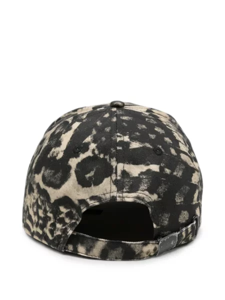Șapcă Versace Jeans Couture cu imagine cu model leopard negru