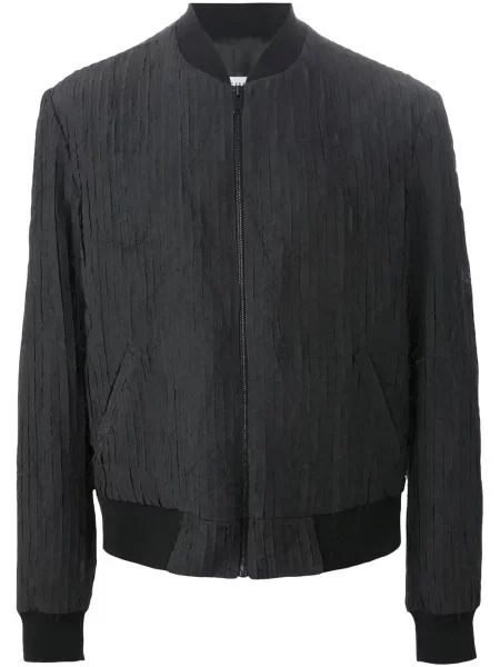 Яке тип бомбър Maison Margiela на райета черно