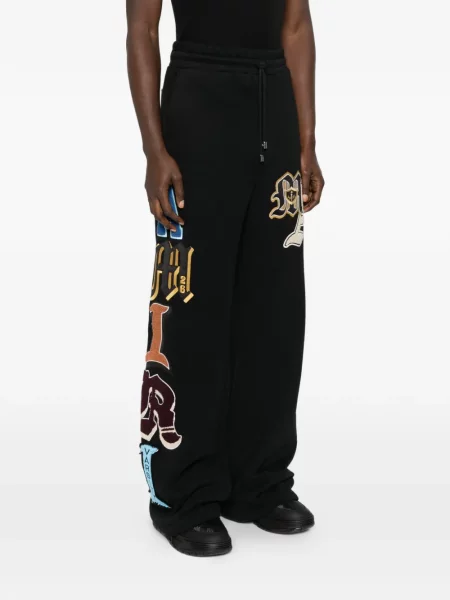 Kalhoty Amiri s aplikacemi černé