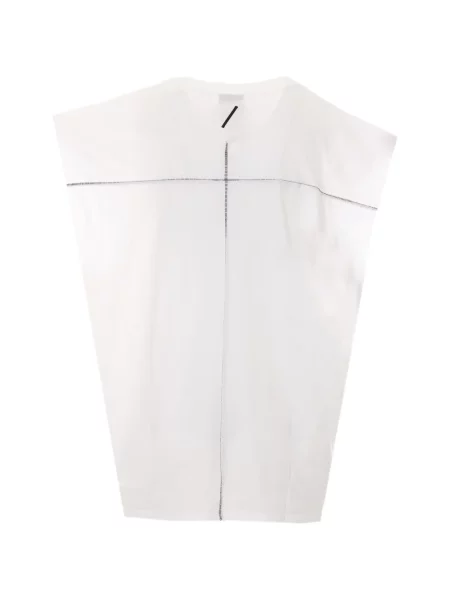 Tricou Thom Krom cu decolteu rotund alb