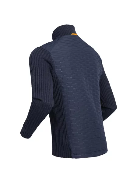 Kurtka turystyczna z pełnym zamkiem błyskawicznym Daehlie Sportswear Comfy niebieska