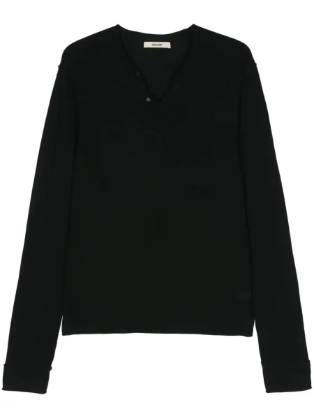 Pulover Zadig&voltaire din lână merinos negru