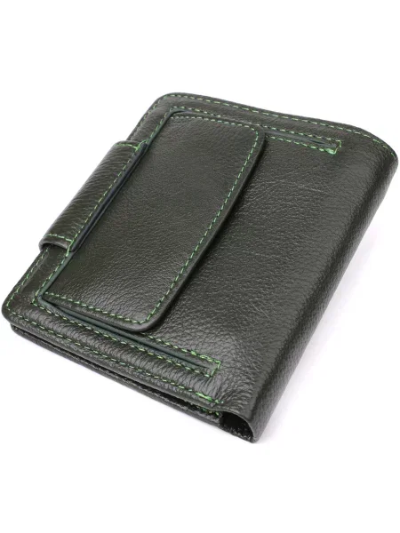 ST Leather Accessories Гаманець Шкіра зелений