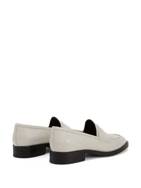 Pantofi loafer Giuseppe Zanotti din piele alb