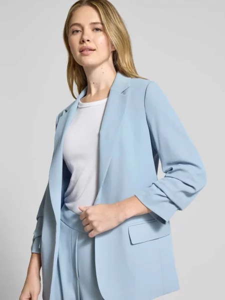 Marynarka w kroju relaxed fit z z patkami Jake*s Collection błękitna