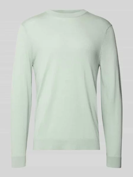 Sweter o kroju regular fit z czystej wełny model ‘TRAY’ Selected Homme