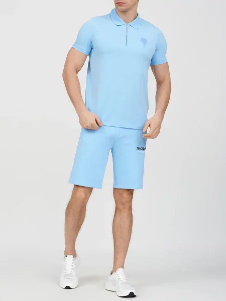 Поло Karl Lagerfeld голубое