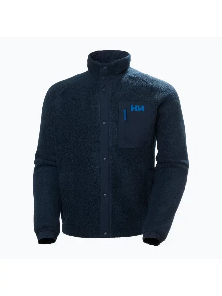 Mikina Helly Hansen Panorama Pile Snap navy tmavě modrá