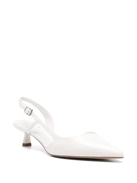 Pantofi cu toc Tamaris slingback alb
