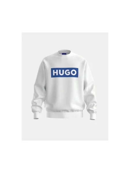 HUGO Mikina Niero královská modrá bílá