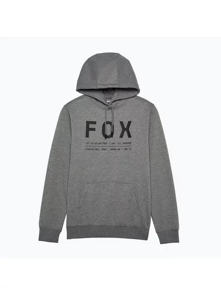 Mikina Fox Racing Non Stop heather graphite šedá