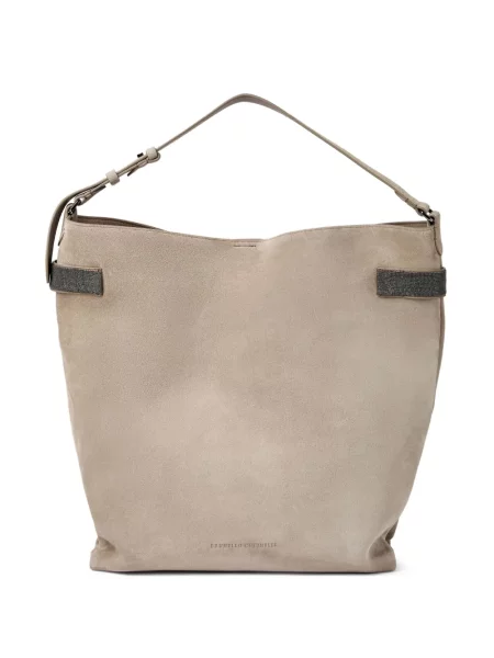 Geantă Brunello Cucinelli gri