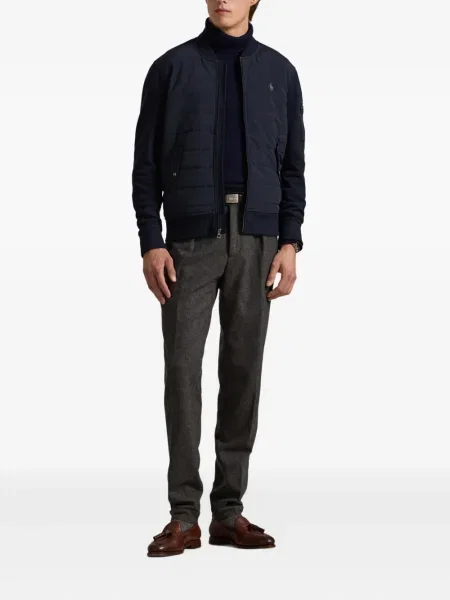 Șapcă Polo Ralph Lauren cu broderie din țesătură twill în carouri albastru