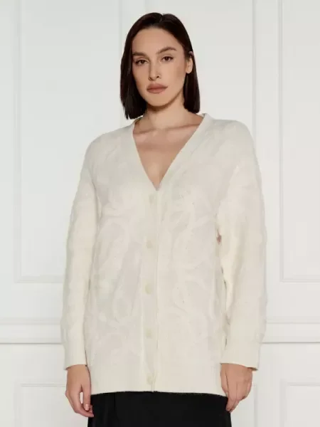 Desigual Cardigan Montreal | Oversize fit alb