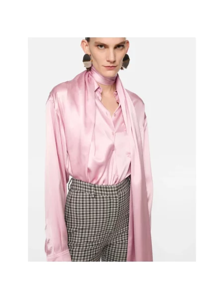 Koszula Acne Studios różowa