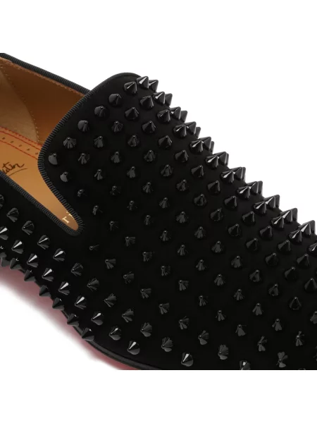 Półbuty Christian Louboutin bez obcasa czarne