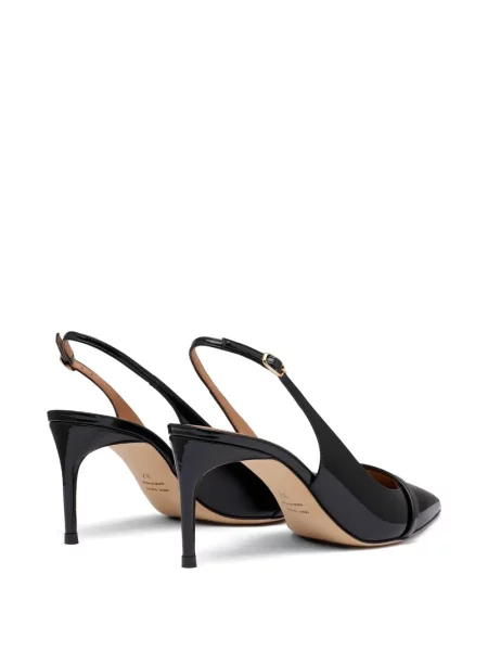 Pantofi cu toc Malone Souliers din piele de lac negru