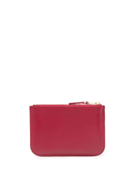Iš natūralios odos piniginė Comme Des Garçons Wallet raudona