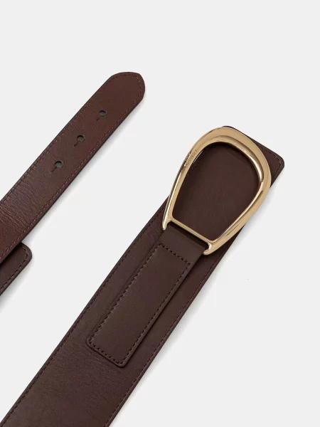 Twinset curea pentru femei din piele maro