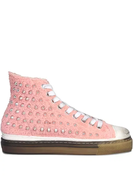 Sneakers Metal Gienchi με καρφιά ροζ