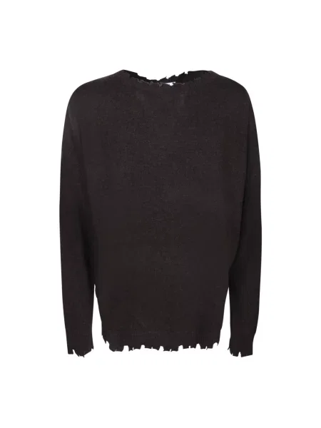 Sweter Kujten z kaszmiru brązowy