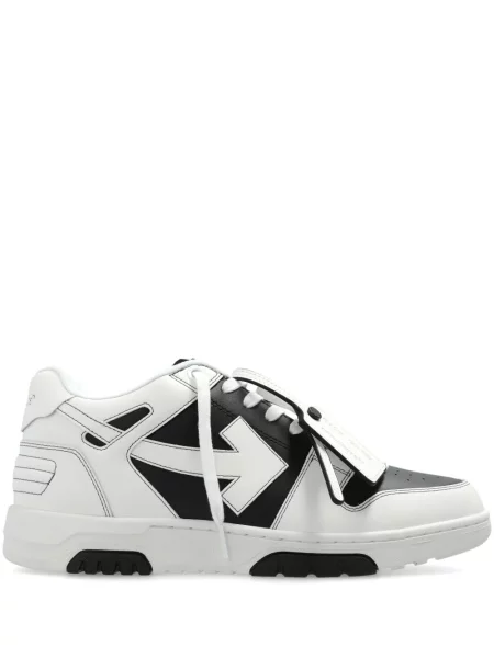 Sneakerși Off-white business alb
