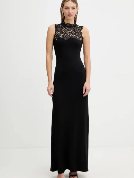 Ermanno Firenze sukienka maxi rozkloszowana czarny