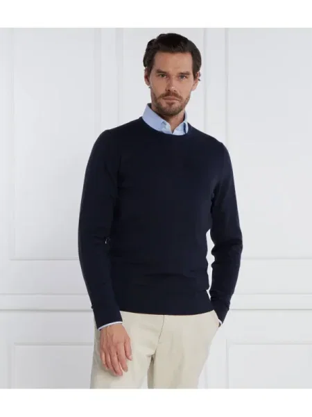 Pulover Calvin Klein de lână albastru