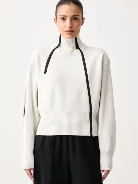 Adidas by Stella McCartney sweter rozpinany beżowy