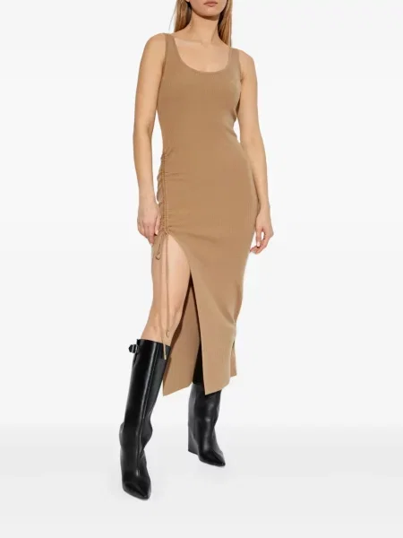 Warstwowe jeansy Michael Michael Kors garniturowe z nadrukiem niebieskie