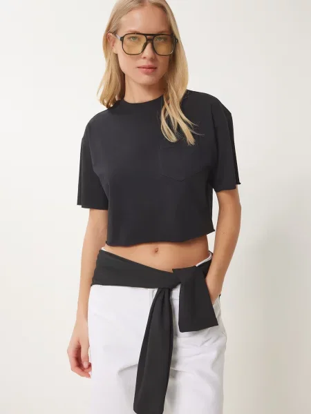 Happiness İstanbul Tricou negru