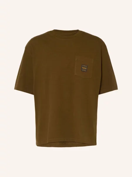 LEVI'S ® Tričko WORKWEAR olivová hnědé