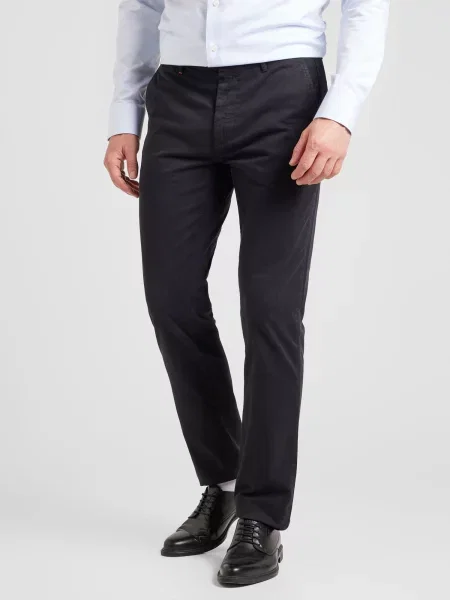 BOSS Pantaloni eleganți negru