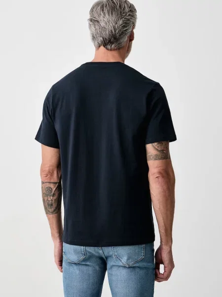 Guess T-shirt ANTON granatowa