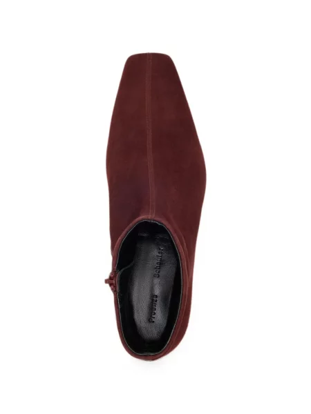 Cizme scurte Proenza Schouler fără toc roșu