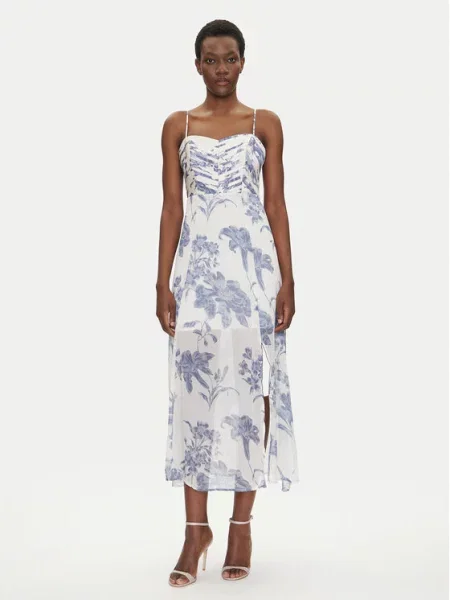 Poletna obleka Guess modra