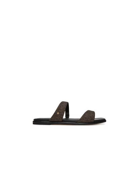 Pantofle Michael Michael Kors hnědé