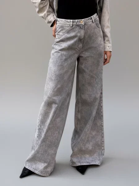 Широкі джинси A.G.N.A палаццо сірий